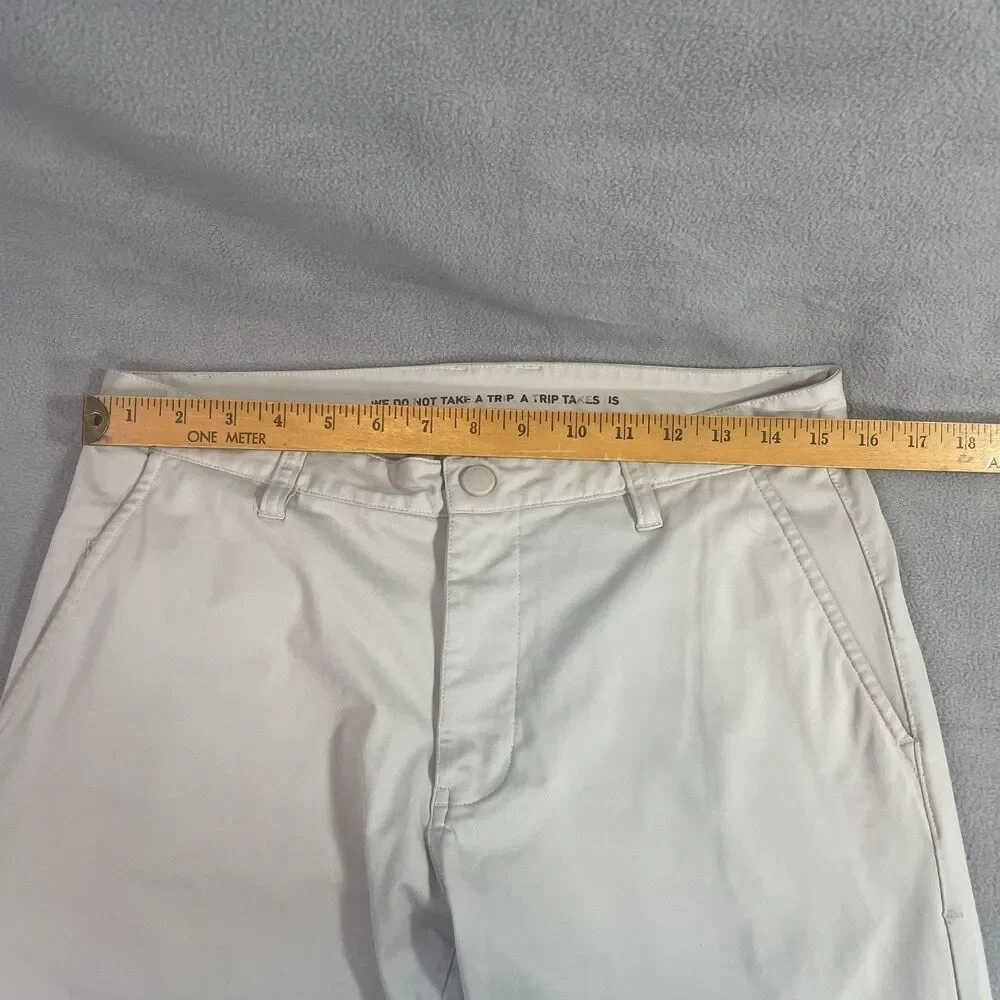 Rhone Commuter Pants Mens 30x31 Classic Fit Performance Flex Knit Golf Beige - Picture 5 of 16